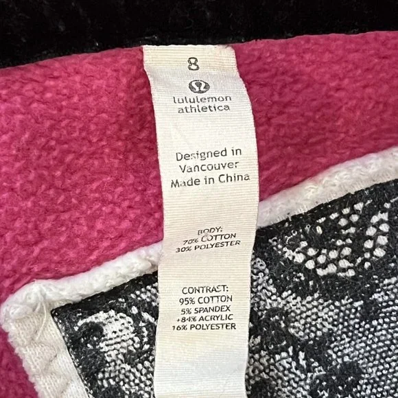 Lululemon Athletica Limited Edition Paris Pink Ombré Hooded Jacket US8 - Picture 6 of 7